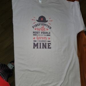 Grey firefighter shirt